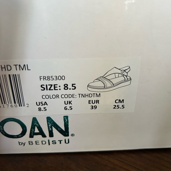 BED|STU Brown Leather Sandals with Perforated Straps - Picture 3 of 4